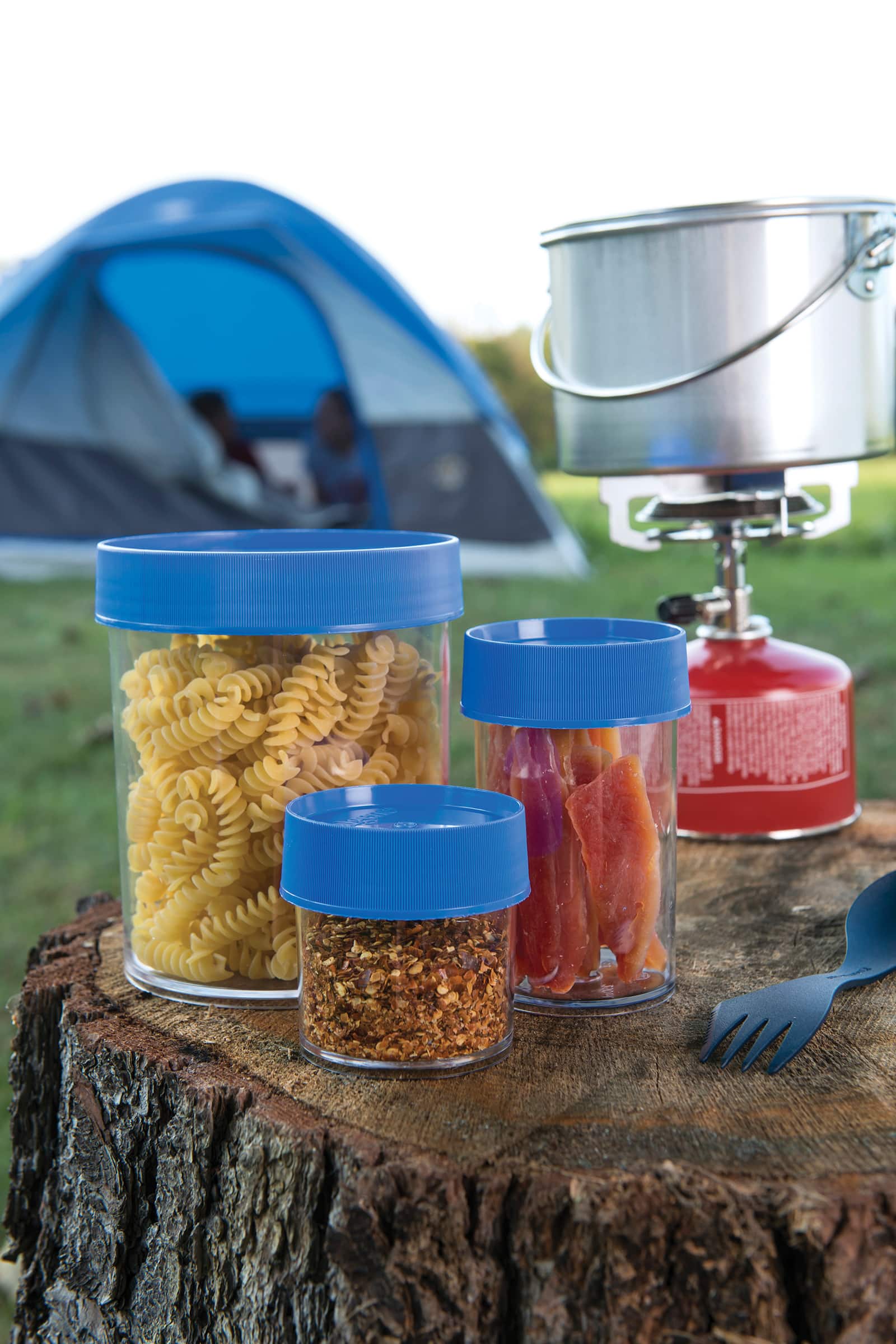 8oz Storage Jar – Blue Lid - Essential Offering J2 - Image 2
